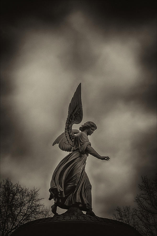 Angel of the Waters Central Park NYC III Photograph by Robert Ullmann