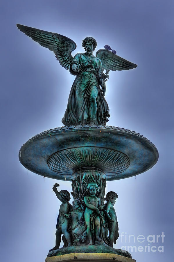Angel Of The Waters Fountain - Bethesda III Photograph by Lee Dos Santos