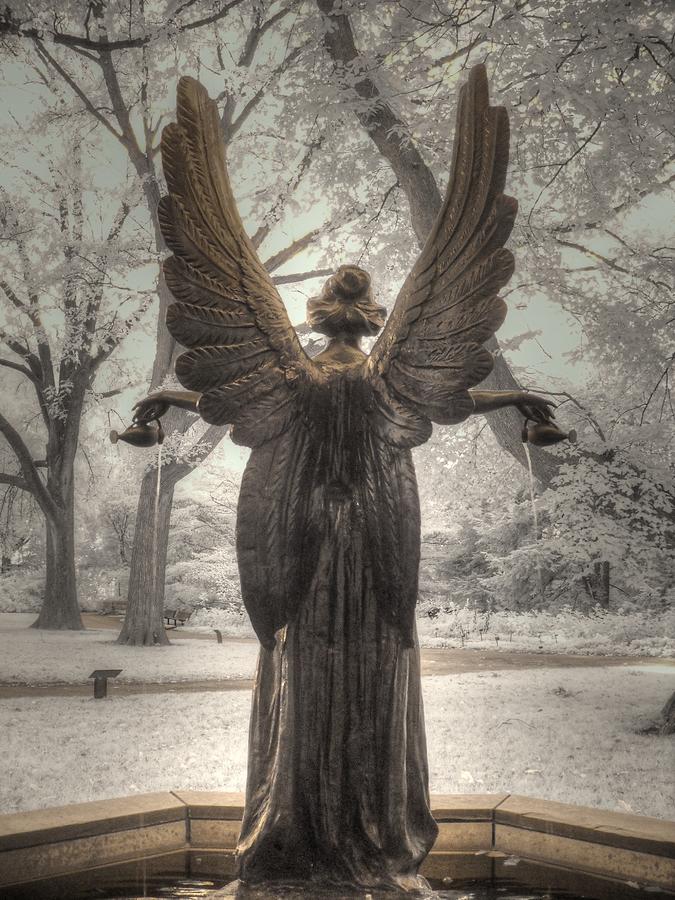 Angel statue Photograph by Jane Linders