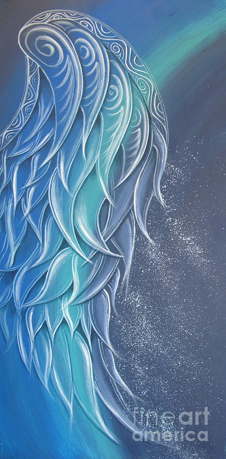 Angel Wing Painting by Reina Cottier