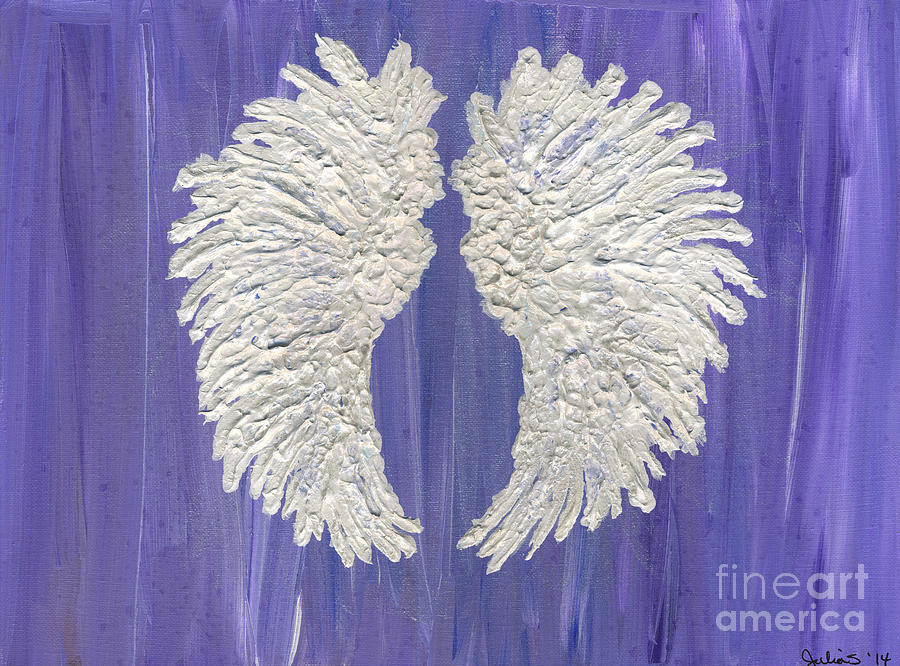 Angel Wings Painting by Julia Stubbe