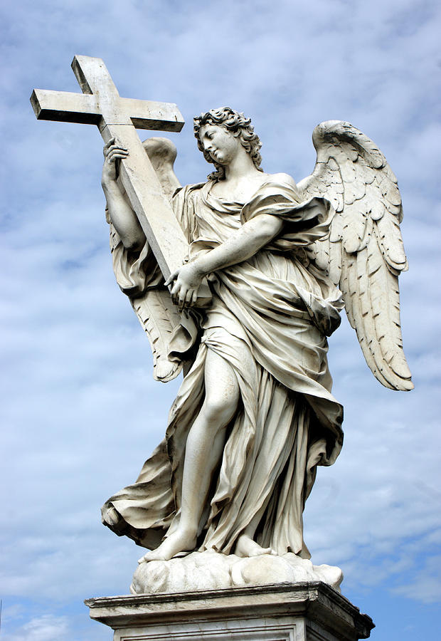 Angel with the Cross Photograph by Michael Cryer - Fine Art America