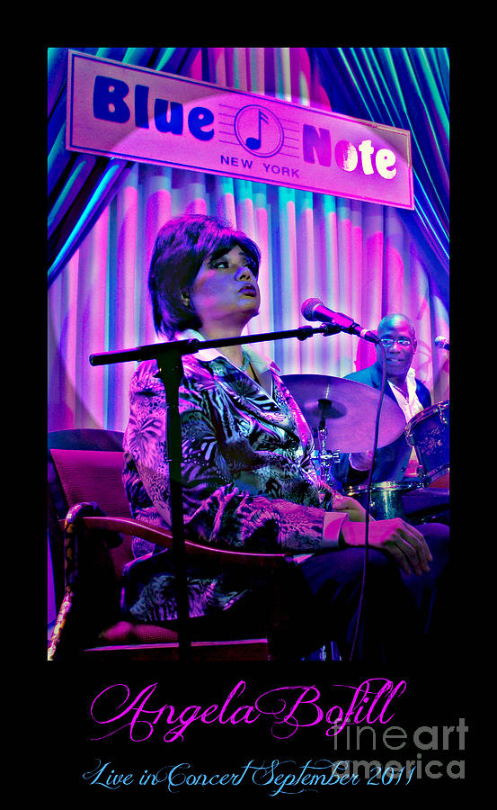 Angela Bofill Live at the Blue Note Photograph by Lilliana Mendez