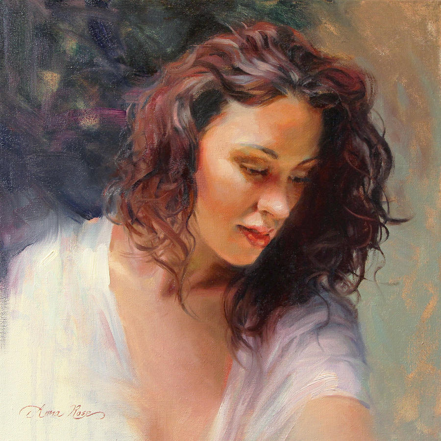 Portrait Painting - Angelic by Anna Rose Bain