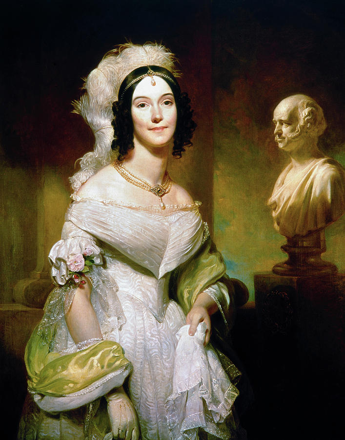 Angelica S. Van Buren Painting by Henry Inman