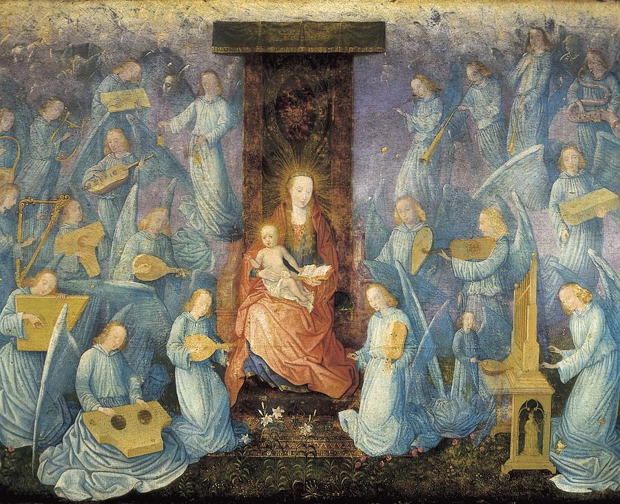 Horizontal Photograph - Angelical Concert. 15th-16th C. Flemish by Everett