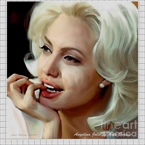 Angelina Jolie Painting - Angelina Jolie by Ante Barisic