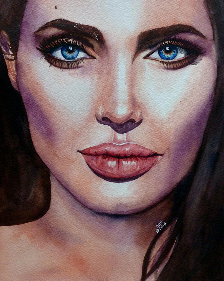 Angelina Painting by Michal Madison