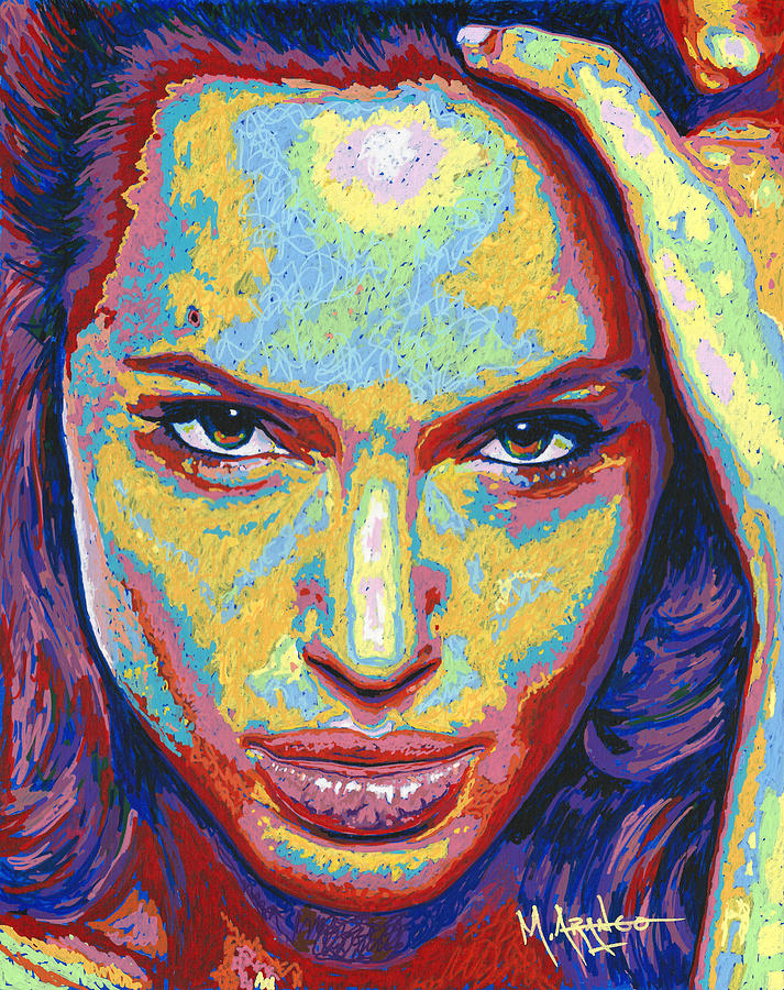 Angelina Painting by Maria Arango
