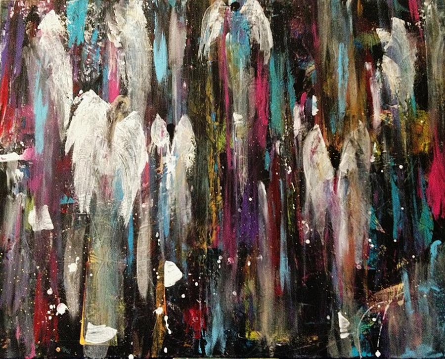 Angels Among Us Painting by Kelly M Turner