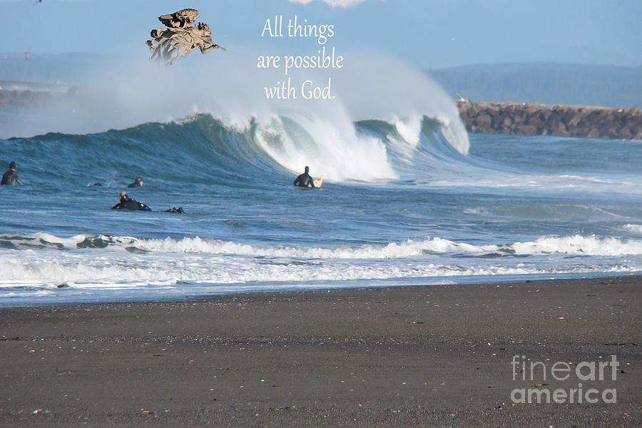 ANGELS  and Surfers Photograph by Beverly Guilliams