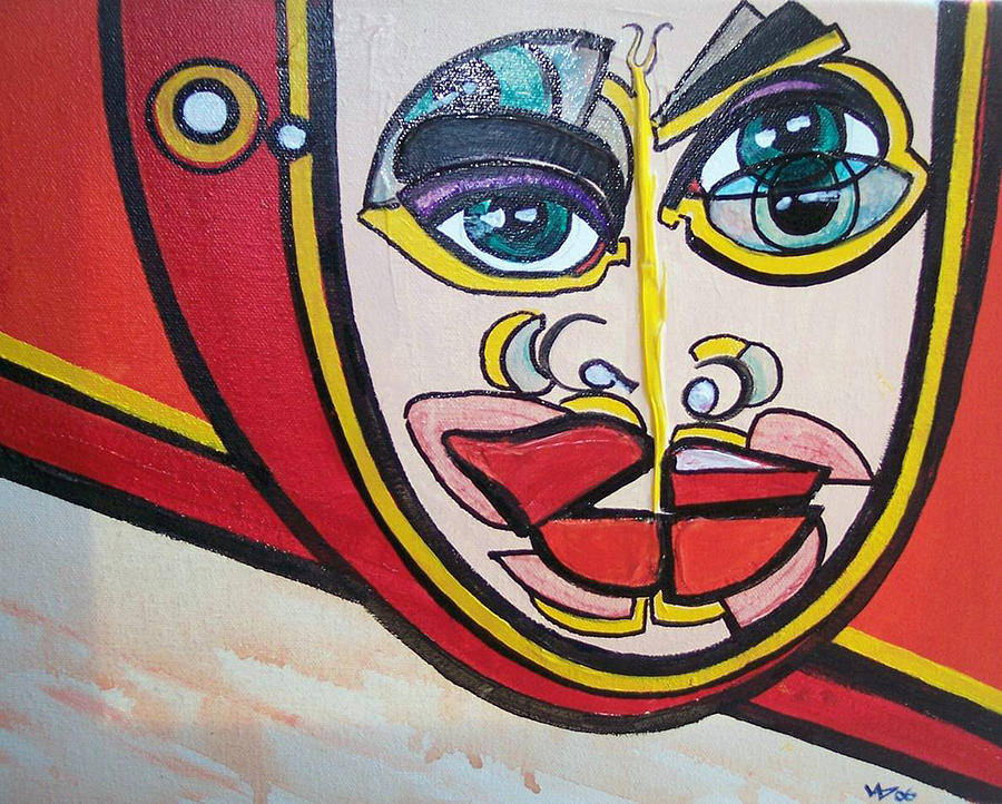 Angel Painting - Angels Giggle by Valerie Wolf Angel Painting - Angels Giggle by Valerie Wolf