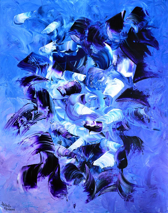 Abstract Painting - Angels sky by Isabelle Vobmann