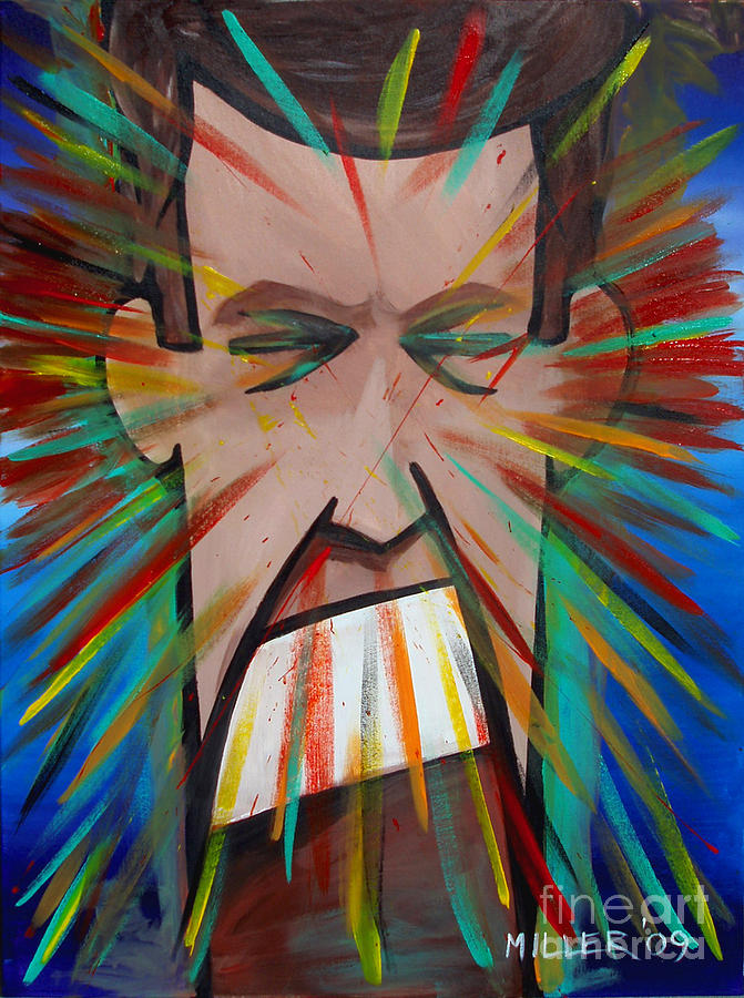 Anger And Frustration Painting by Warren Miller