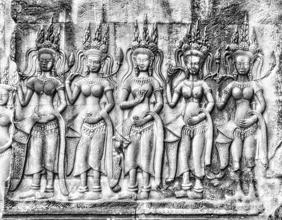 Angkor Dancing Apsaras Photograph by Kate McKenna