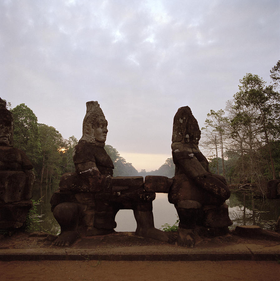 Angkor Daybreak Photograph by Shaun Higson