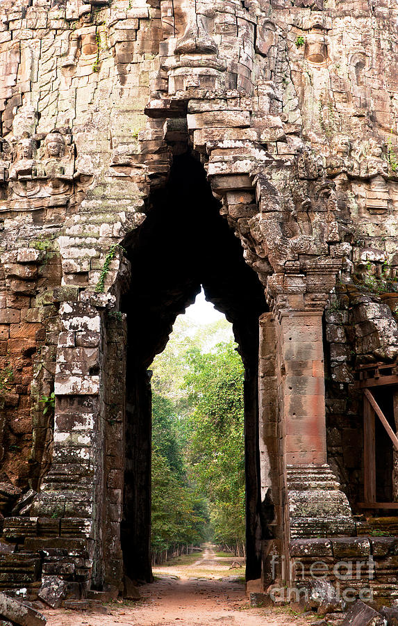 Angkor Thom East Gate 02 Photograph by Rick Piper Photography