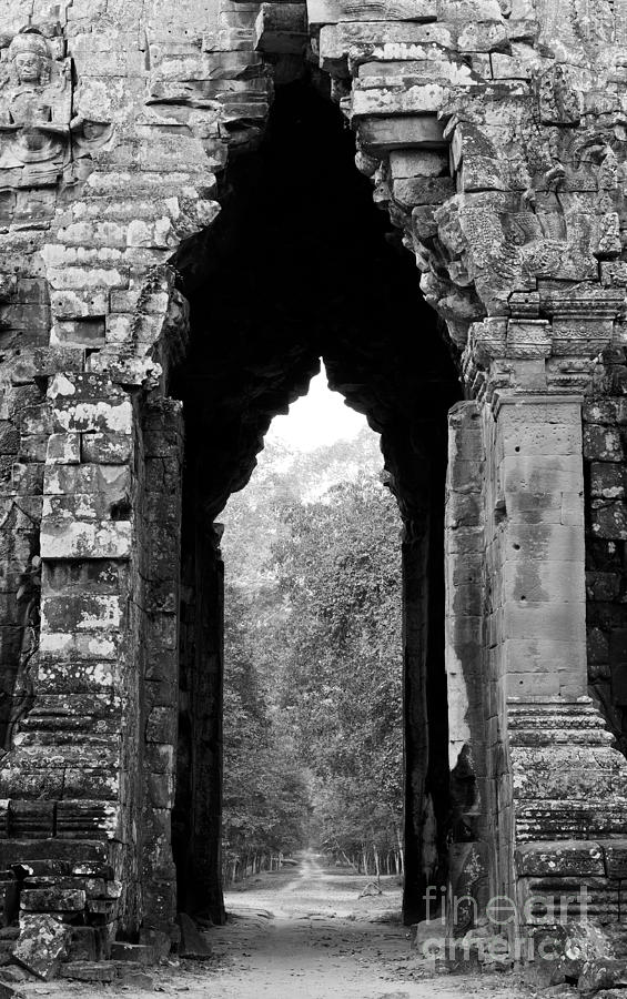 Angkor Thom East Gate 03 Photograph by Rick Piper Photography