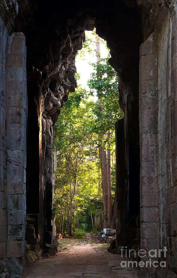 Angkor Thom East Gate 04 Photograph by Rick Piper Photography