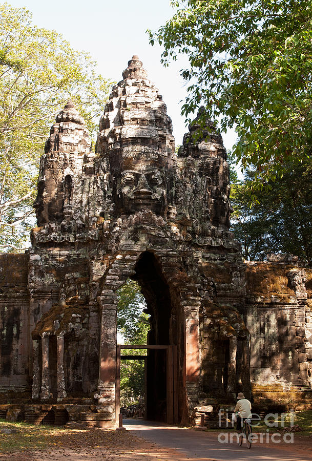 Angkor Thom North Gate 01 Photograph by Rick Piper Photography