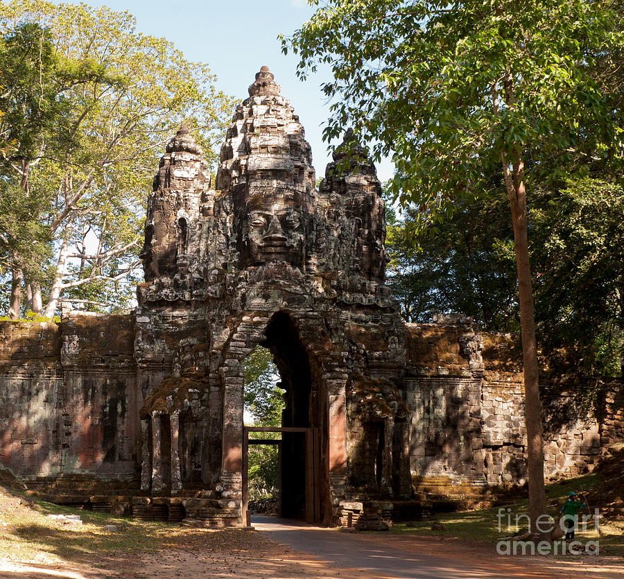 Angkor Thom North Gate 02 Photograph by Rick Piper Photography