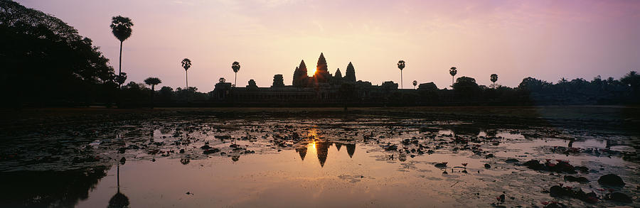 Architecture Photograph - Angkor Vat Cambodia by Panoramic Images