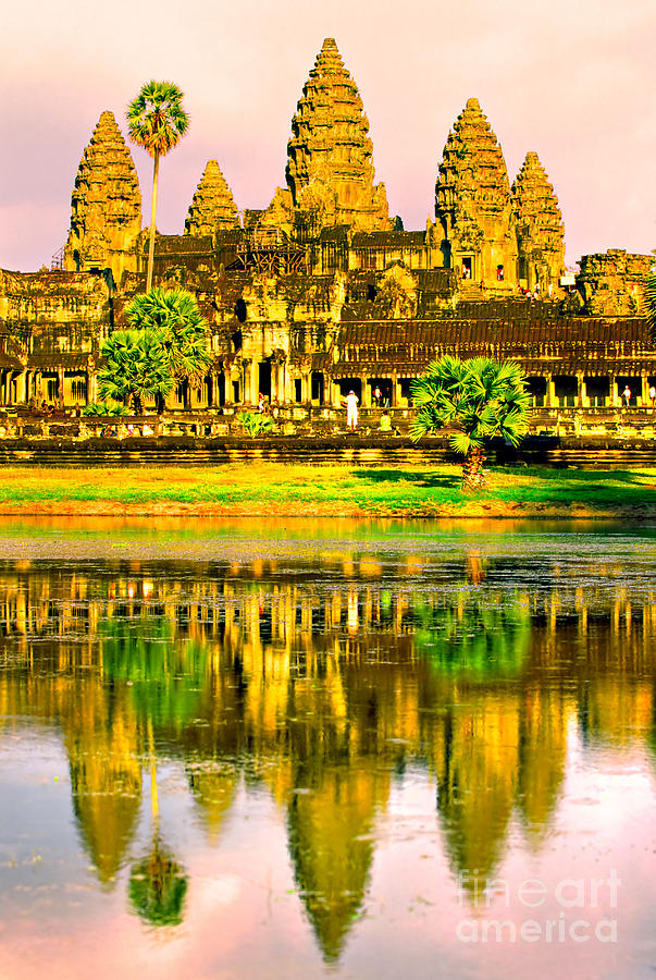 Angkor Wat  - Cambodia Photograph by Luciano Mortula