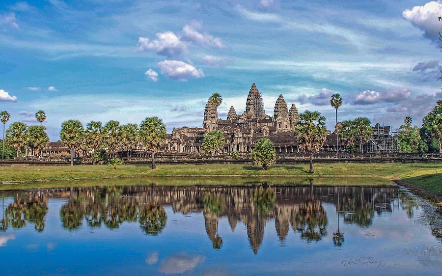 Angkor Wat Photograph by Peggy Blackwell