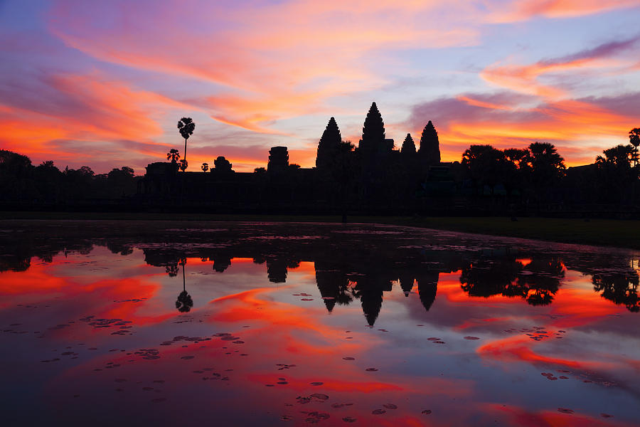 Angkor Wat Sunrise Photograph by Alexey Stiop