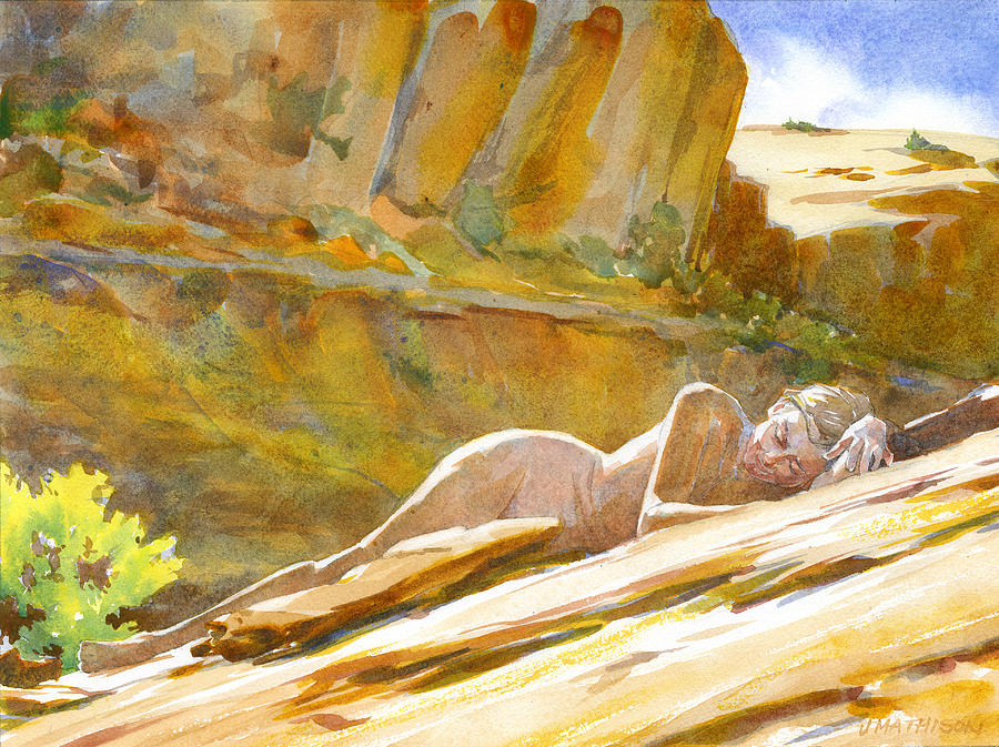 Angle of Repose Painting by Jeff Mathison