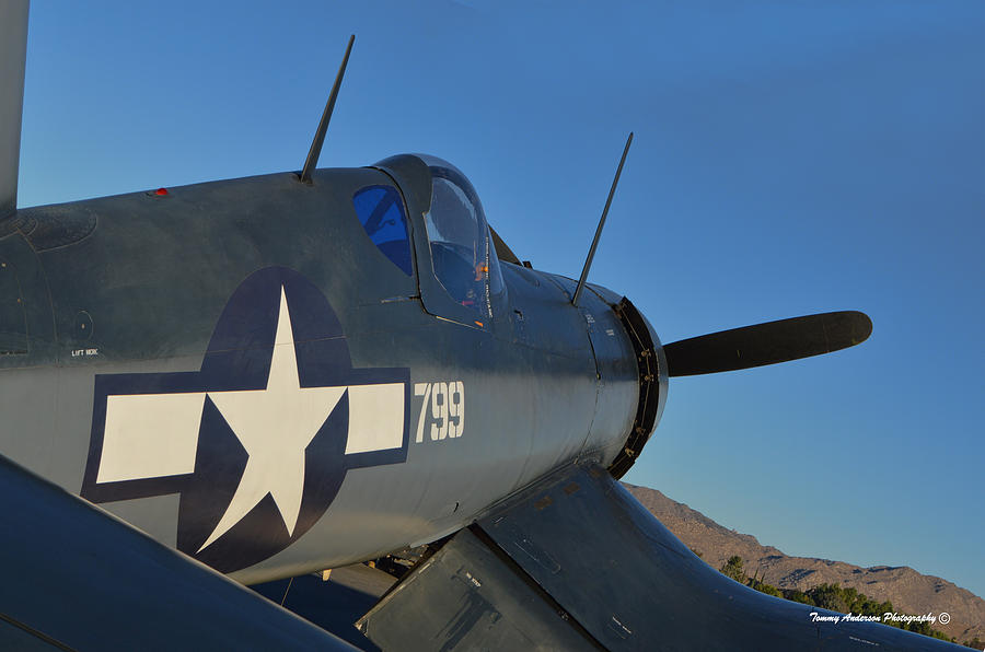 Angle on the Corsair Photograph by Tommy Anderson