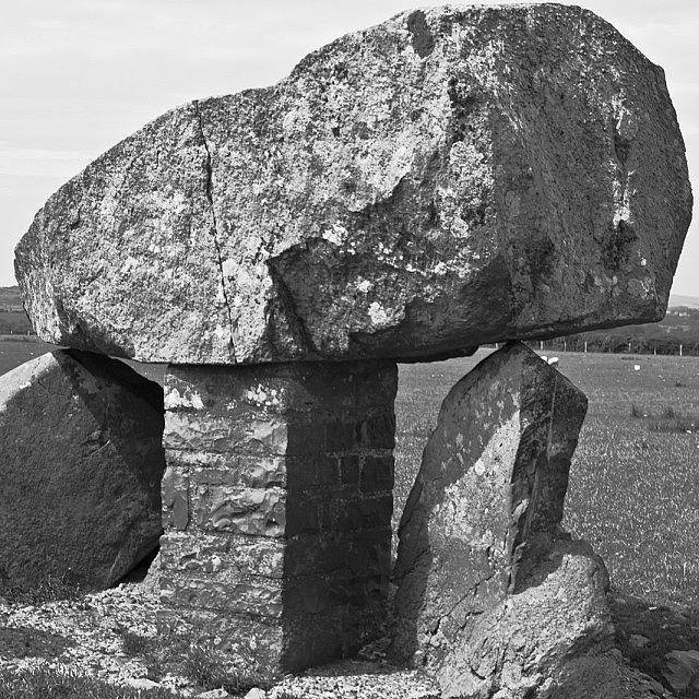 Stones Photograph - #anglesey #stones #standingstones by Georgia Clare