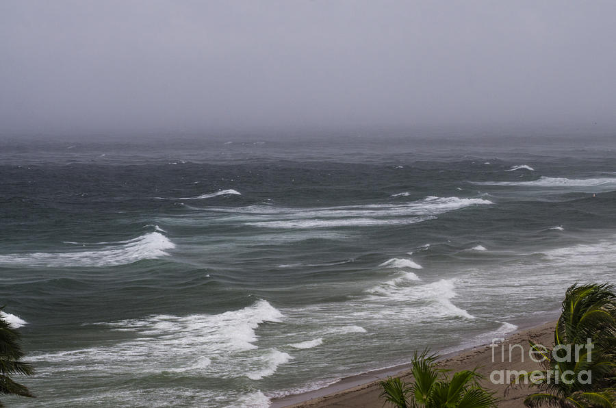 Angry Ocean Photograph by Judy Wolinsky
