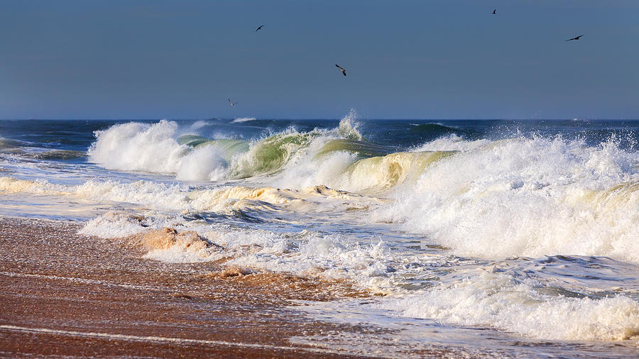 Beach Photograph - Angry Sea by Bill Wakeley