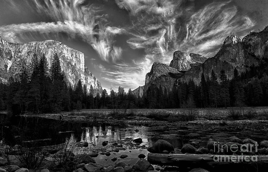Black And White Landscape Photograph - Angry Sky by Greg McLemore