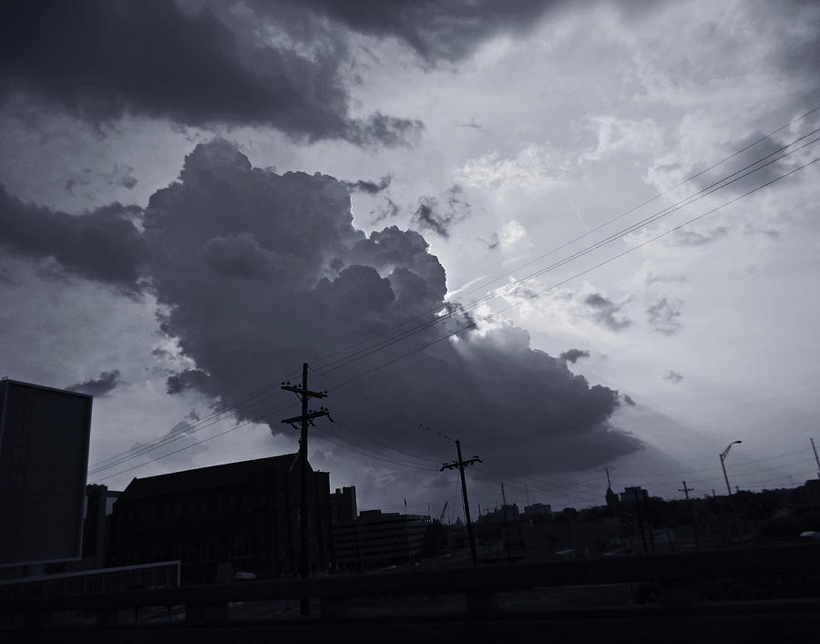 New Orleans Photograph - Angry Sky Over New Orleans by Louis Maistros