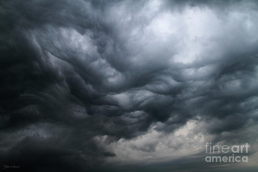 Angry Storm Clouds Over the Blue ridge Parkway Photograph by John Harmon