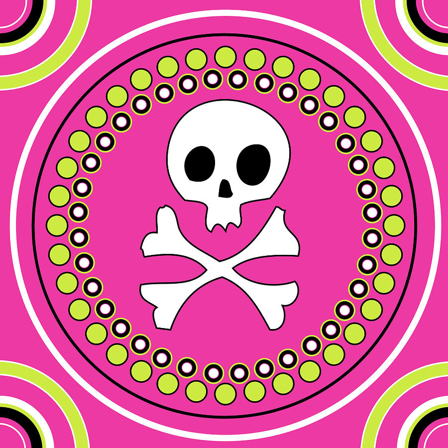 Juvenile Painting - Angst Magenta V by Nd Art & Design Juvenile Painting - Angst Magenta V by Nd Art & Design