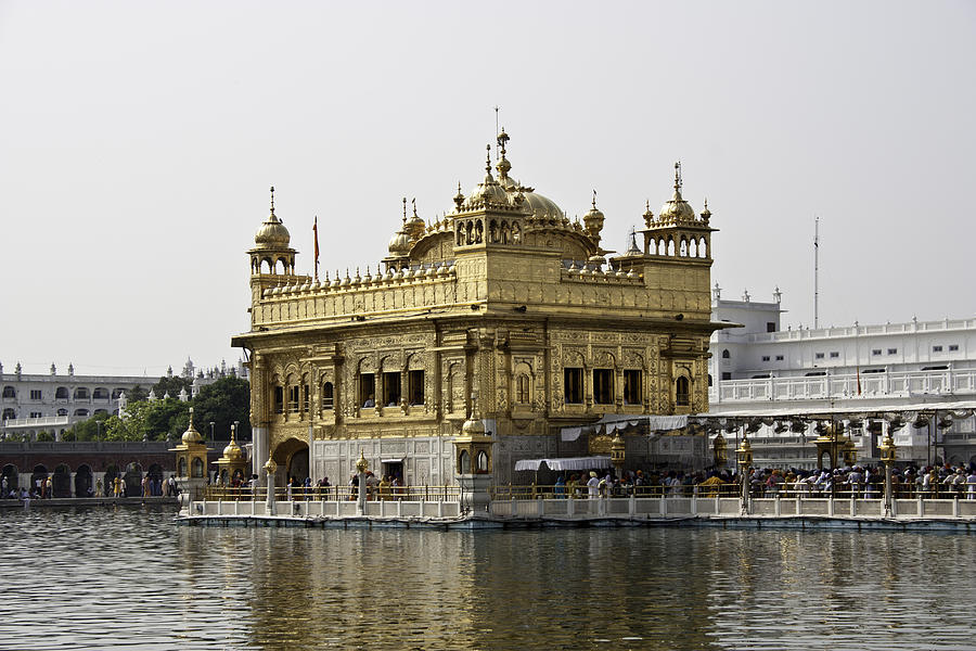 Angular view of the Golden Temple in Amritsar Photograph by Ashish Agarwal