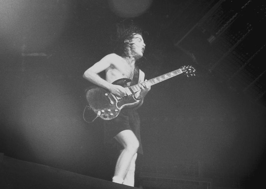 Angus Young ACDC Photograph by Sheryl Chapman Photography