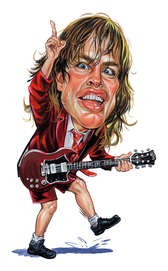 Angus Young Painting - Angus Young by Art  