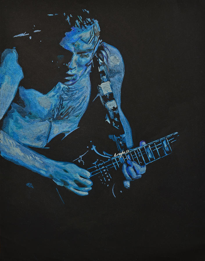 Angus Young. Drawing by Breyhs Swan