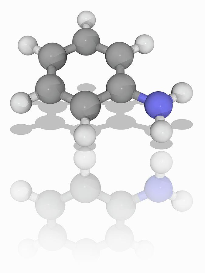 Aniline Organic Compound Molecule Photograph by Laguna Design/science Photo Library