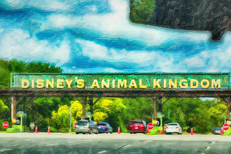 Nature Digital Art - Animal Kingdom Disney by Saibal Ghosh