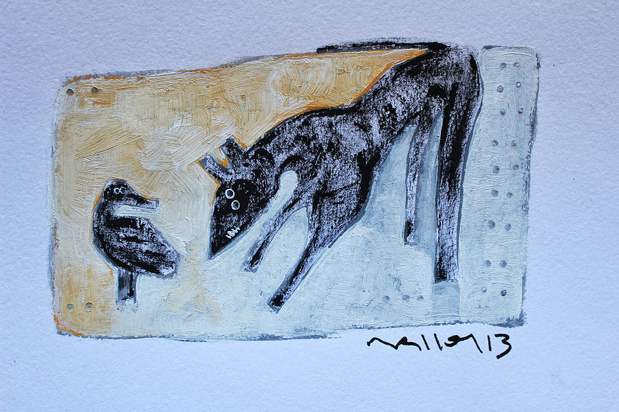Animal Painting - ANIMALIA Canis No. 4 by Mark M  Mellon