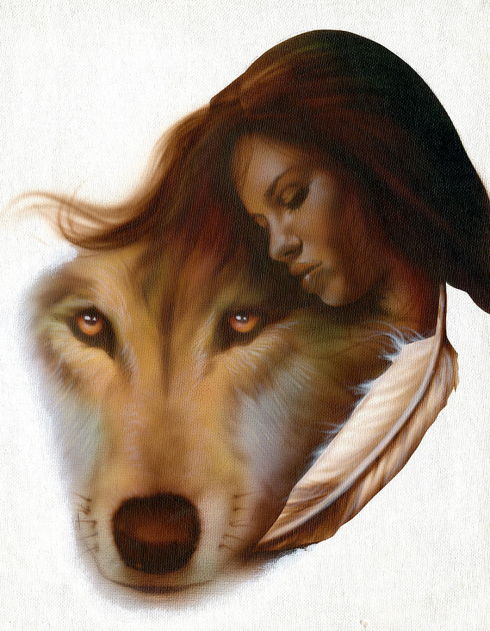 Native American Painting - Animism  by Luis  Navarro
