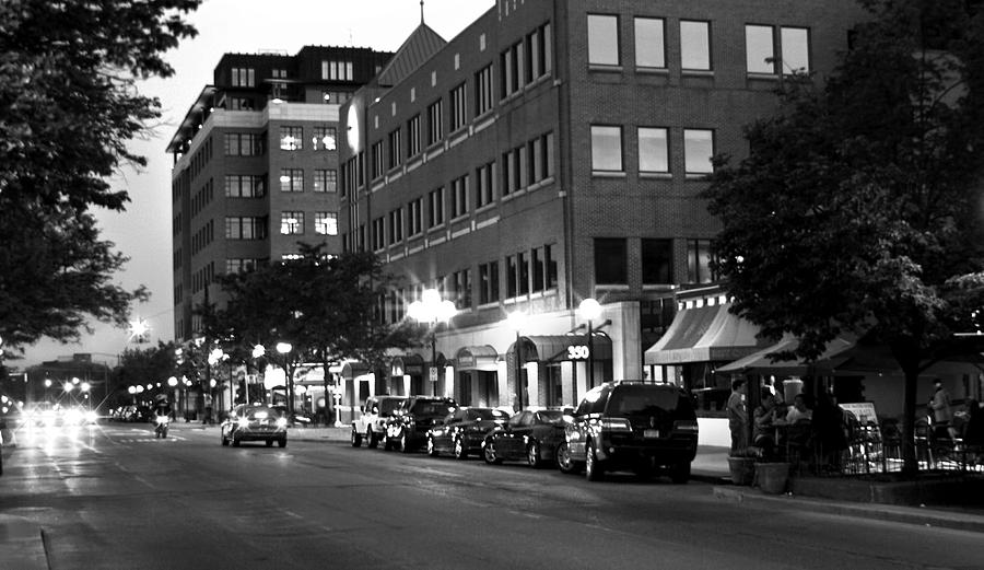 Ann Arbor Black and White Photograph by Pat Cook