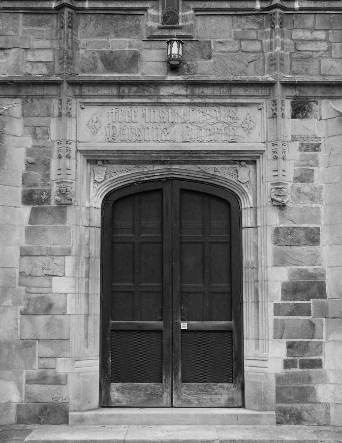 University Of Michigan Photograph - Ann Arbor Michigan Doors by Phil Perkins