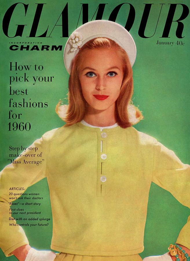 Ann Klem On The Cover Of Glamour Photograph by Sante Forlano