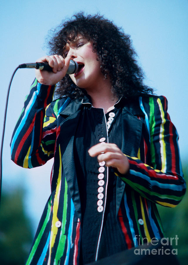 Ann Wilson of Heart at Day on the Green in Oakland Ca Photograph by Daniel Larsen